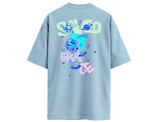 Saved By Grace  Comfort Color – Chambray + Pastels Design