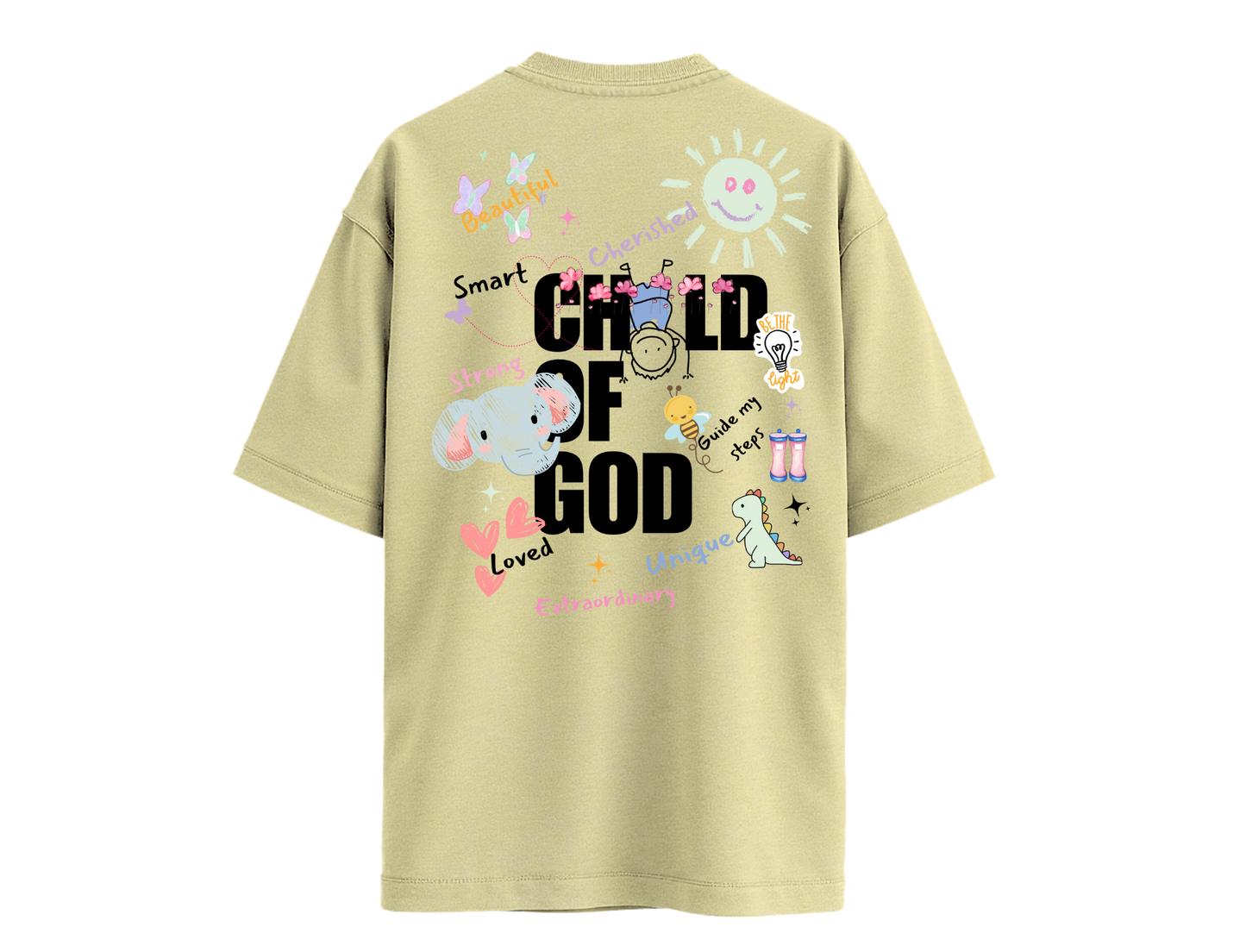 Child of God Comfort Colors- Banana (Pastel Affirmation Design)