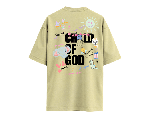 Child of God Comfort Colors- Banana (Pastel Affirmation Design)
